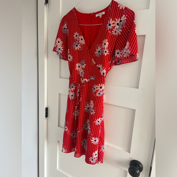 Madewell Button-Wrap Dress in Daisy Society size 4 - Picture 5 of 9